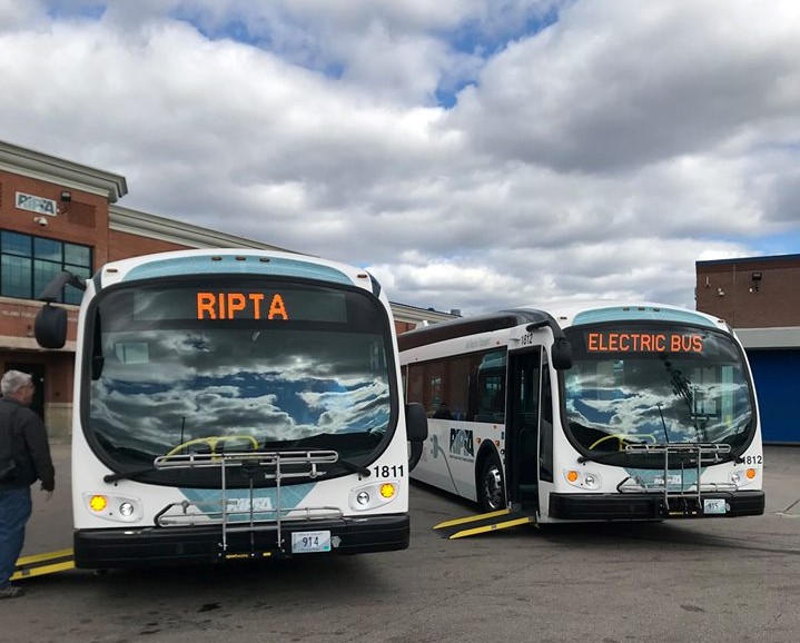 Unveiling of RIPTA's Electric Buses