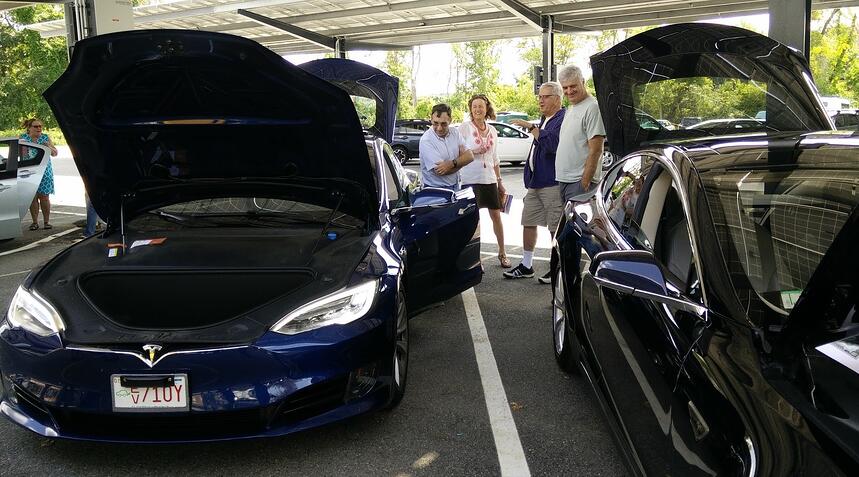 Electric vehicle showcase
