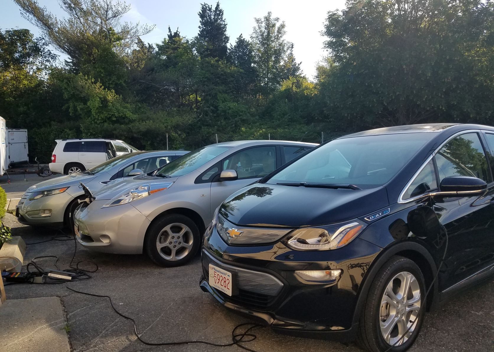 Electric car showcase