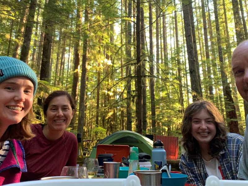 O'Gara Pratt family on camping trip